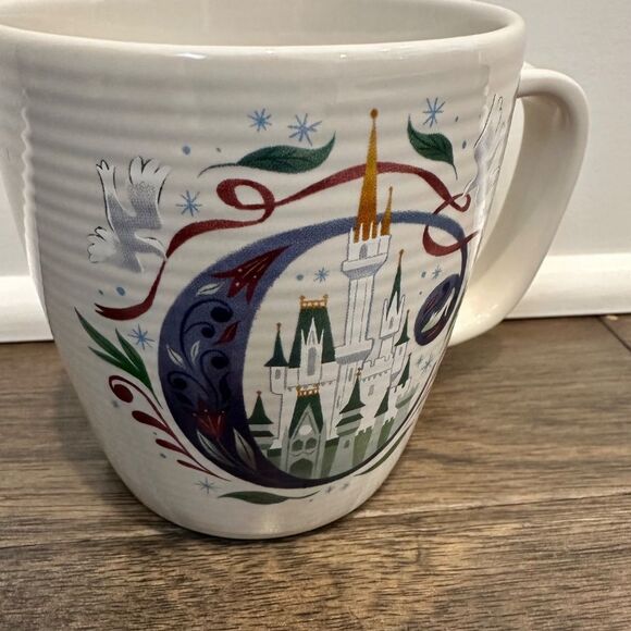 ABC Disney “C” is for Cinderella White Castle Coffee Mug - EUC - Picture 2 of 7
